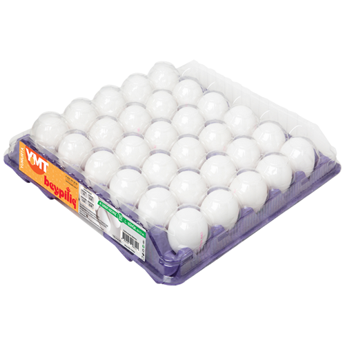 White L Eggs with Covers