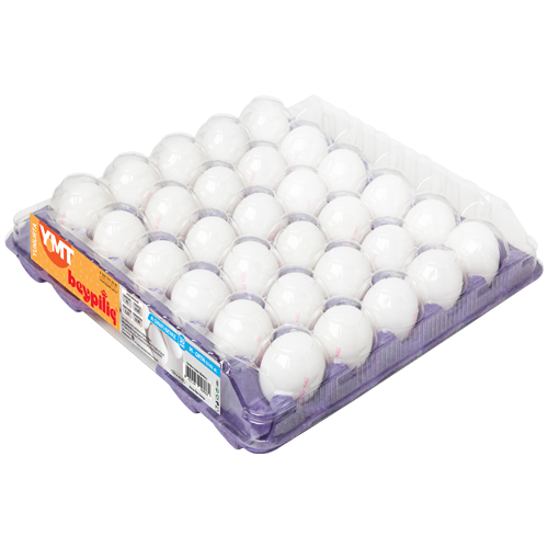 White M Eggs with Covers Boxed